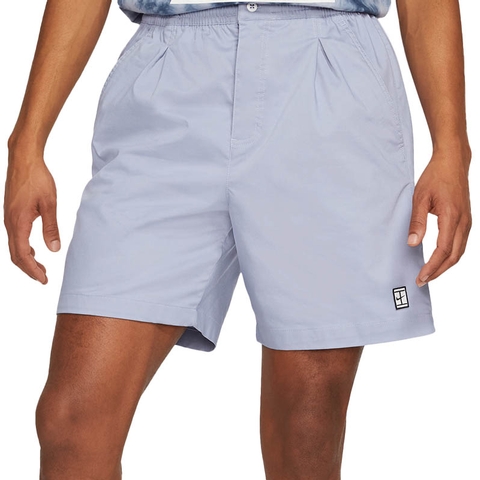 945 Perímetro Mala suerte Nike Court Heritage Men's Tennis Short Indigohaze