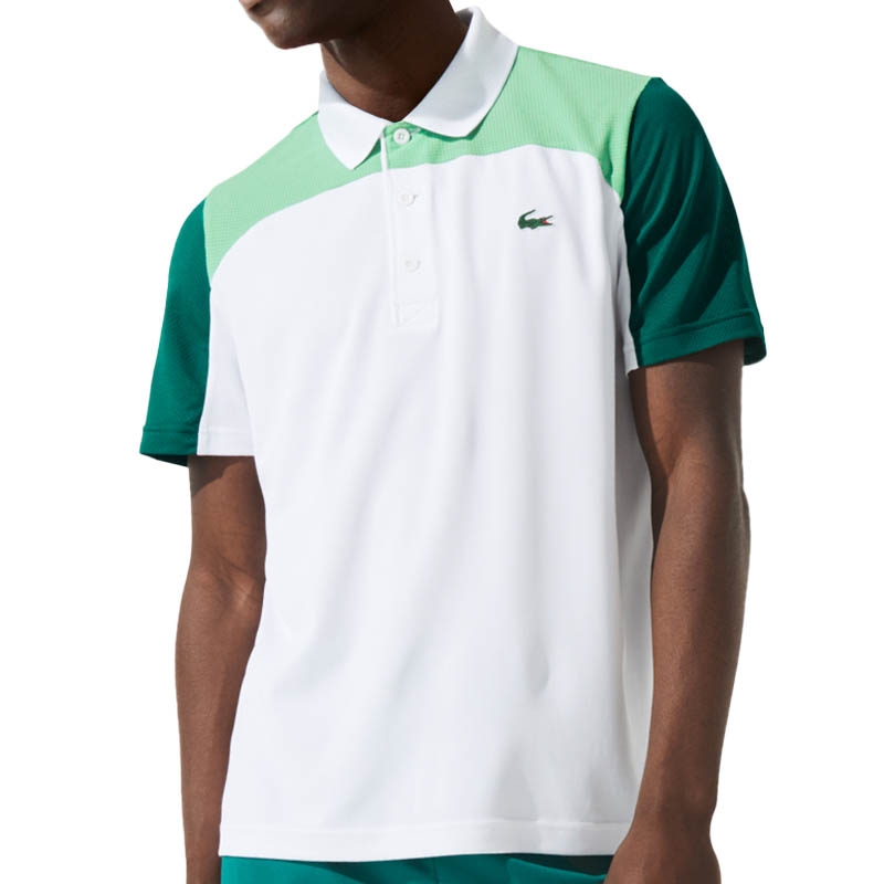 Lacoste Chemise Tennis Green/white