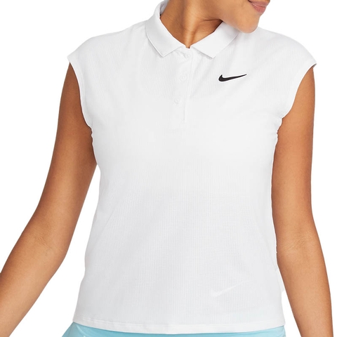 voorspelling fantoom glans Nike Court Victory Women's Tennis Polo White/black