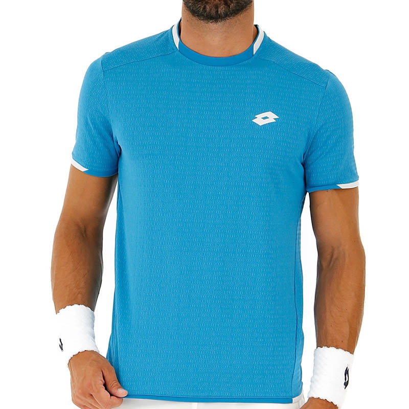 Lotto Top Ten Men's Tennis Tee Blue