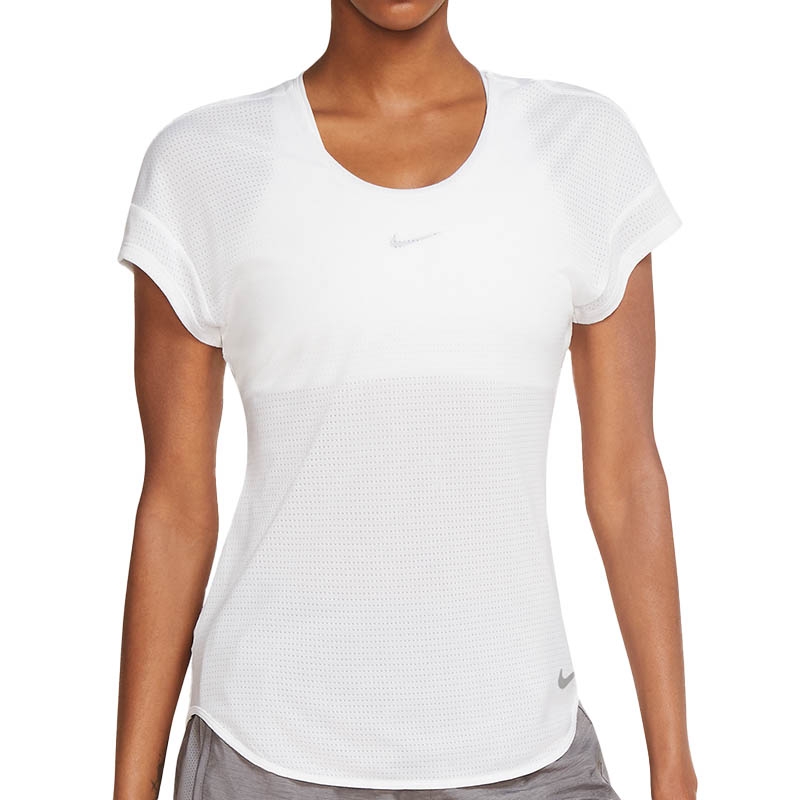 Nike Breathe Women's Tennis Top White