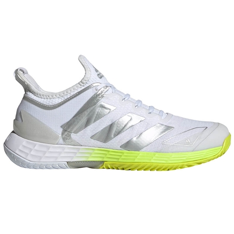 Adidas Adizero 4 Women's Tennis Shoe White/silver/yellow
