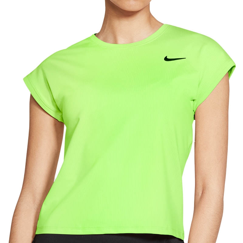 Nike Court Victory Women's Tennis Top Limeglow/black