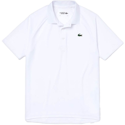 Lacoste Pique Ultra Dry Men's Tennis Polo White