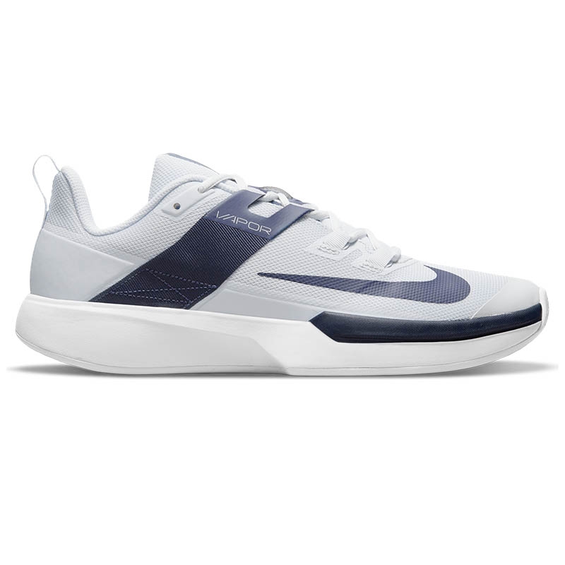 Nike Vapor Lite HC Tennis Men's Shoe Pureplatinum/navy