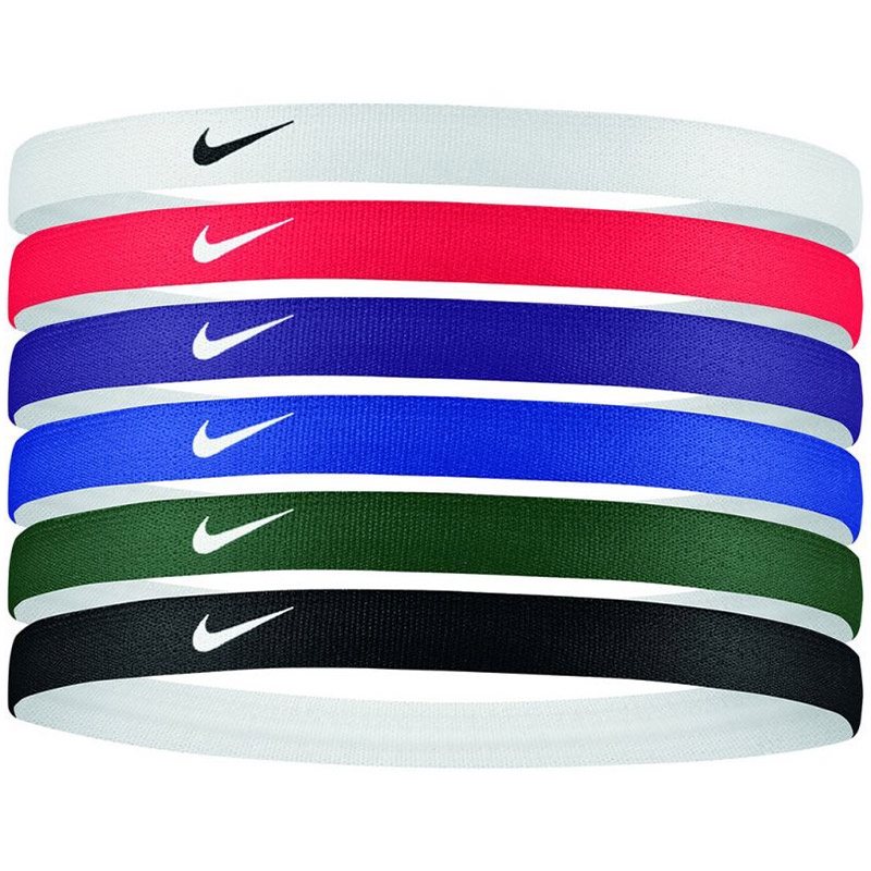 Admirable Janice corriente Nike Swoosh Sport Headband 6 Pack White/red/purple