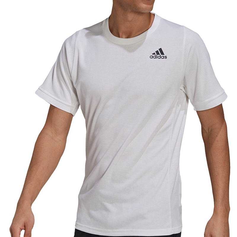 Adidas Freelift Men's Tennis Tee White