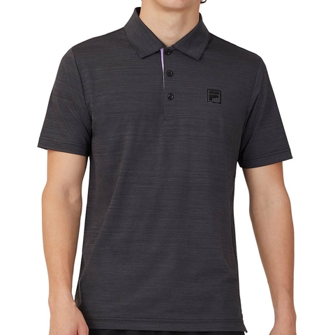 Afdaling Reiziger Tegenstander Fila Performance Men's Tennis Polo Black/lavender