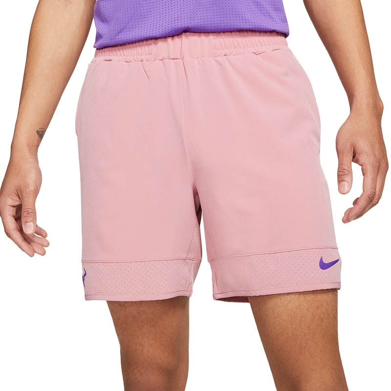 assign Datum Light Nike Rafa 7 Men's Tennis Short Pink/wildberry