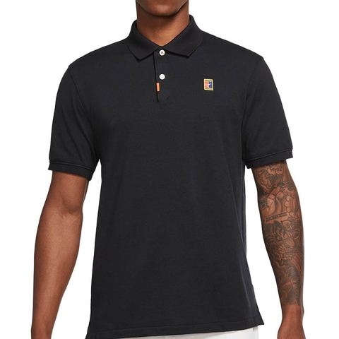 Nike black polo t hot sale shirt