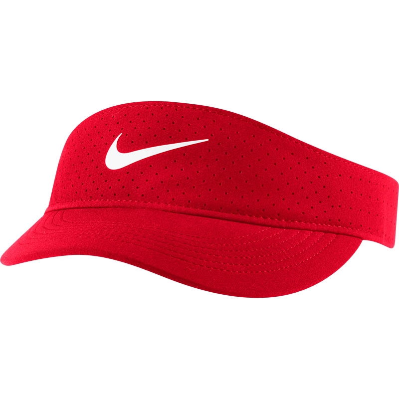 Schandalig bevroren Door Nike Court Advantage Women's Tennis Visor Red/white