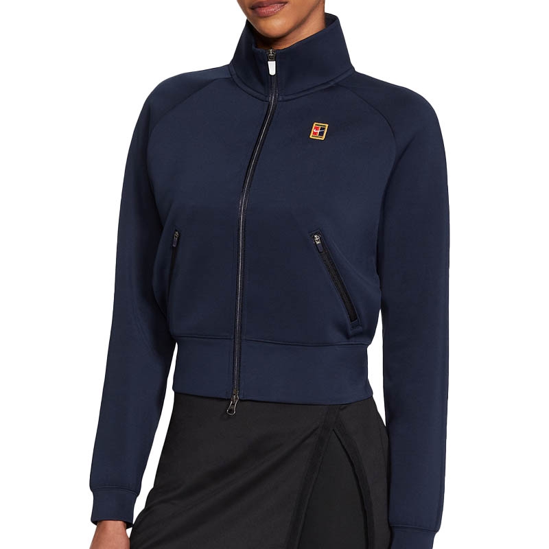 martes paso calibre Nike Court Heritage Full Zip Women's Tennis Jacket Obsidian