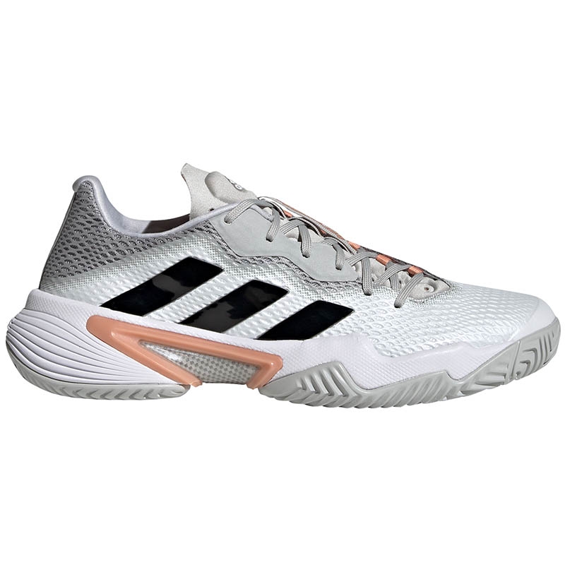 Adidas Barricade 12 Women's Tennis Shoe Grey/black/blush