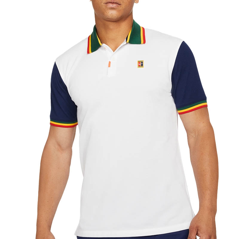 statistieken Shipley sticker Nike The Nike Polo Men's Tennis Polo White/blue