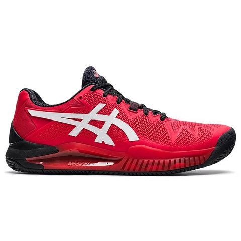 Asics Gel Resolution Men's Tennis Shoe Red/white