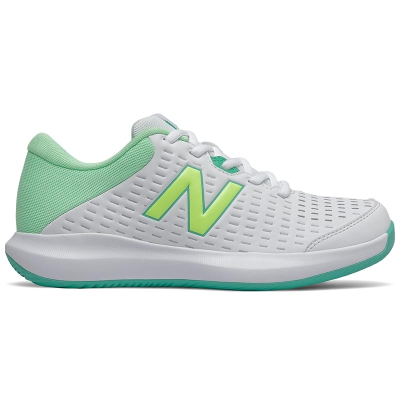 New Balance WC 696V4 Tennis Shoe White/green