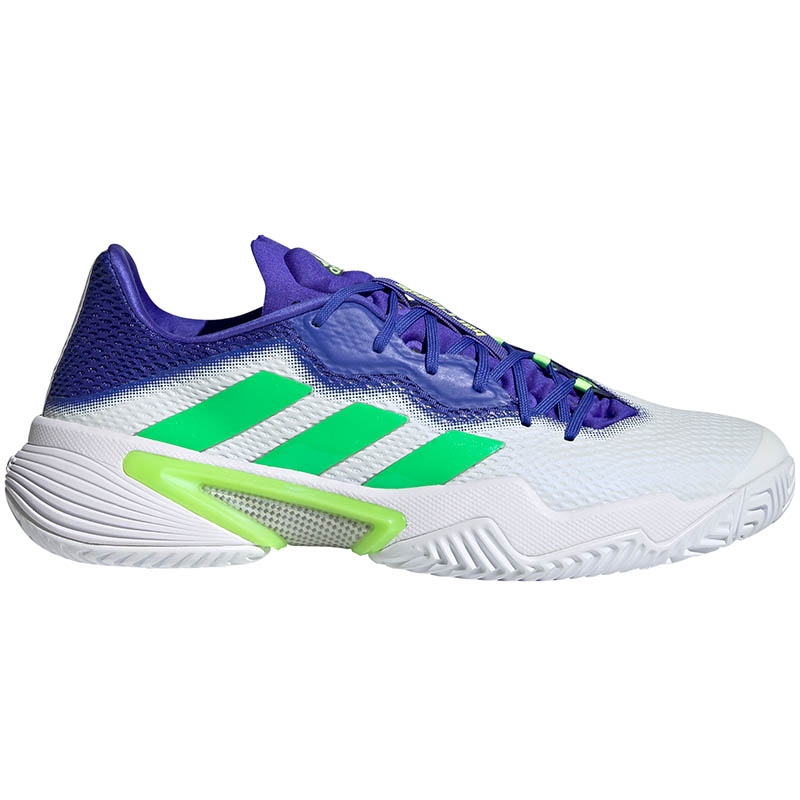 Adidas Barricade 12 Men's Tennis Shoe White/green/ink