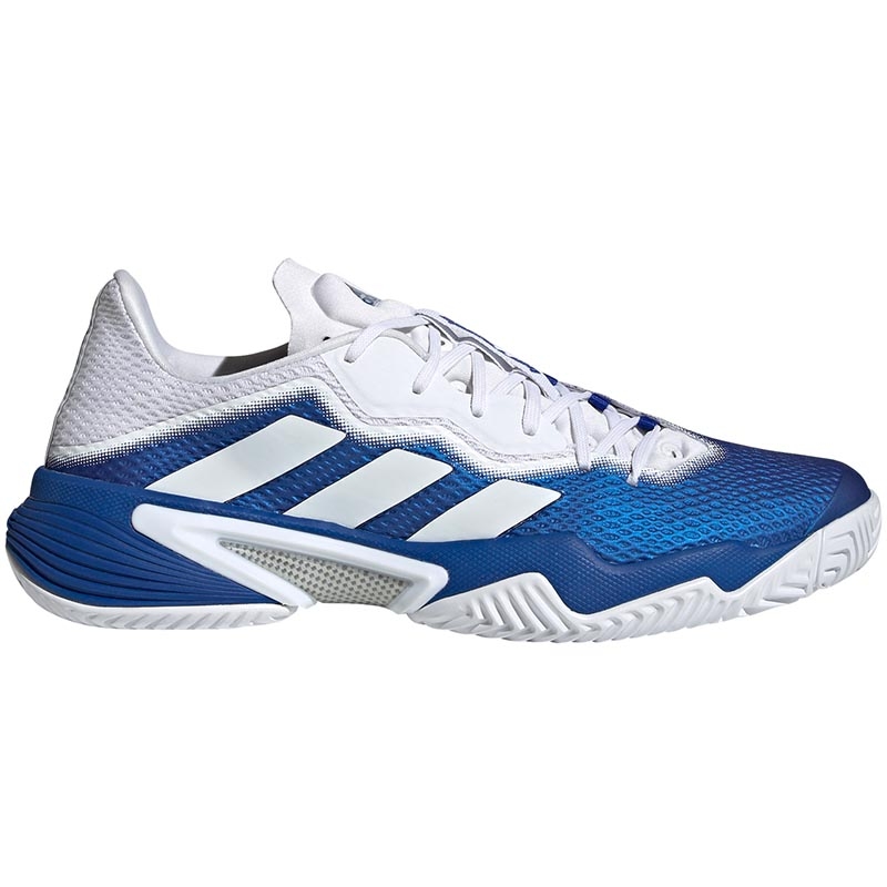 lealtad puño Oficiales Adidas Barricade 12 Men's Tennis Shoe Royal/white