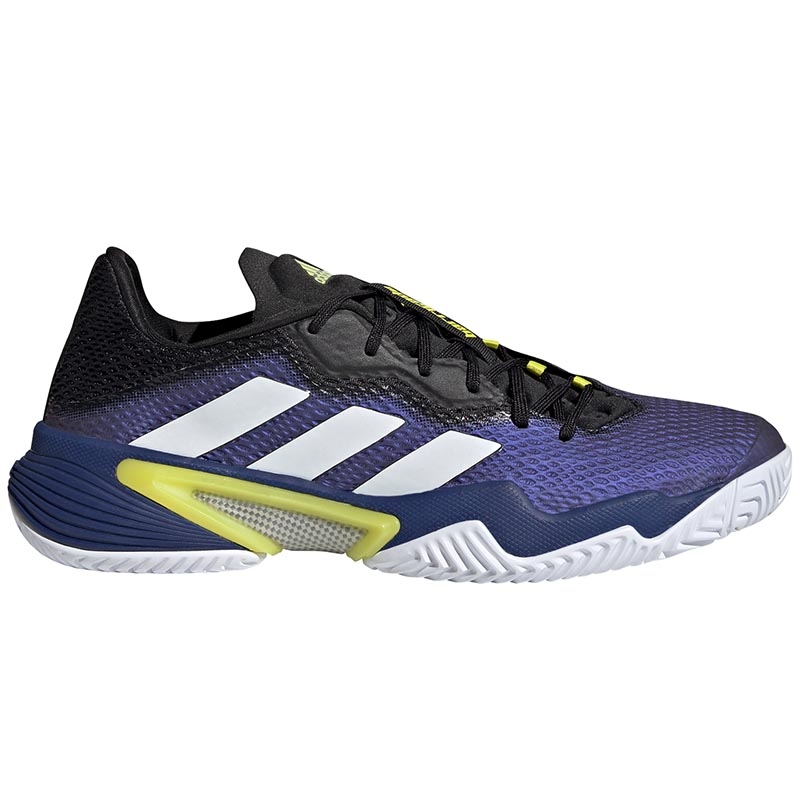 Adidas Barricade 12 Men's Tennis Shoe Black/blue/yellow