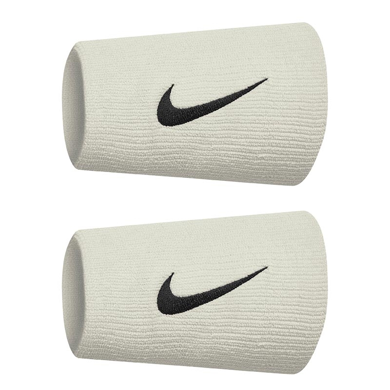Nike Premier Tennis Doublewide Wristband Coconutmilk/black