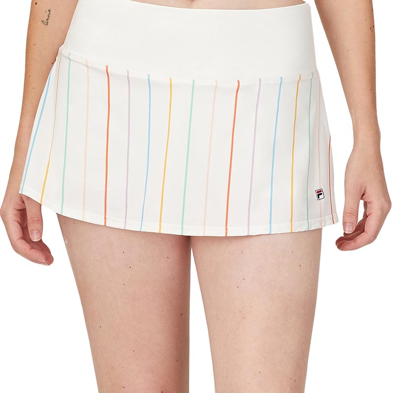 Fila Stripe Tennis Skirt White