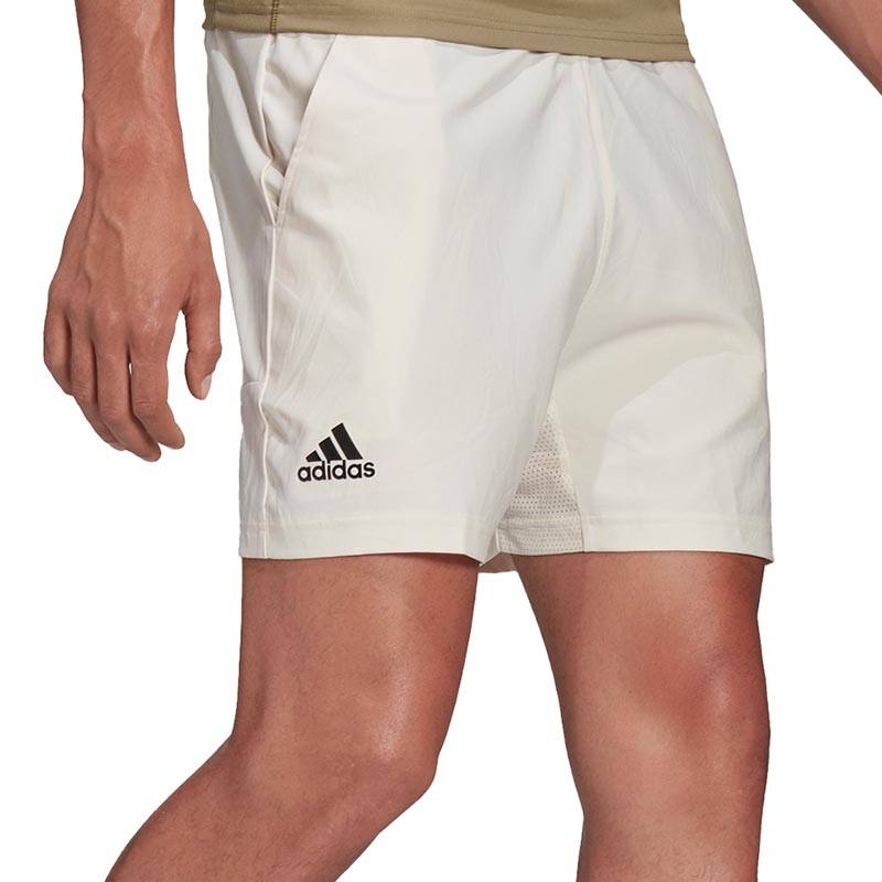Adidas Ergo 7 Prime Blue Men's Tennis Short Wonderwhite