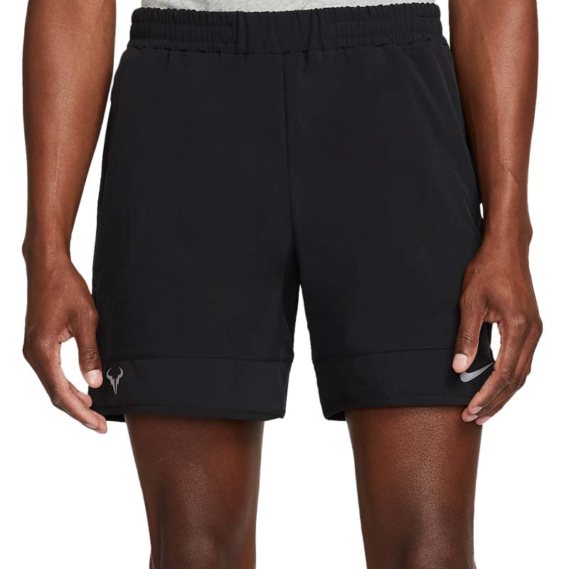 Nike Rafa 7 Men's Tennis Short Black/metallicsilver