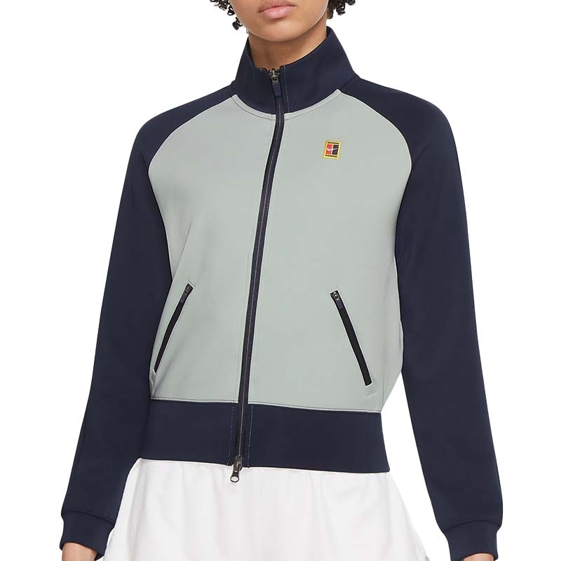 Nike Court Heritage Full Zip Women's Tennis Jacket Obsidian/grey