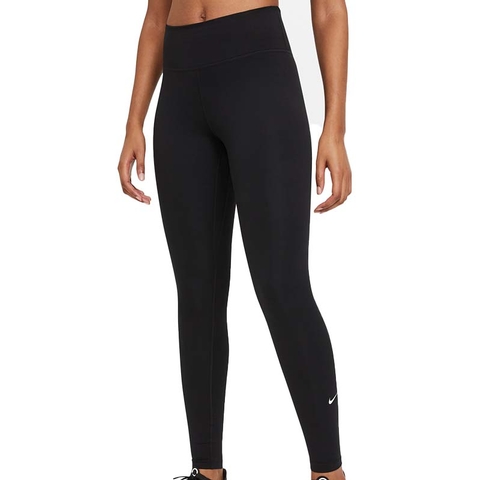 Nike Dri-FIT One Mid-Rise Women's Leggings Black/white