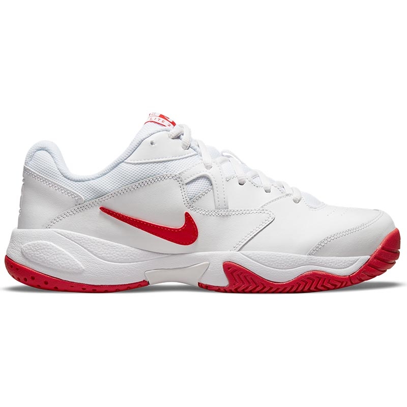 Puno vena plataforma Nike Court Lite 2 Tennis Men's Shoe White/red