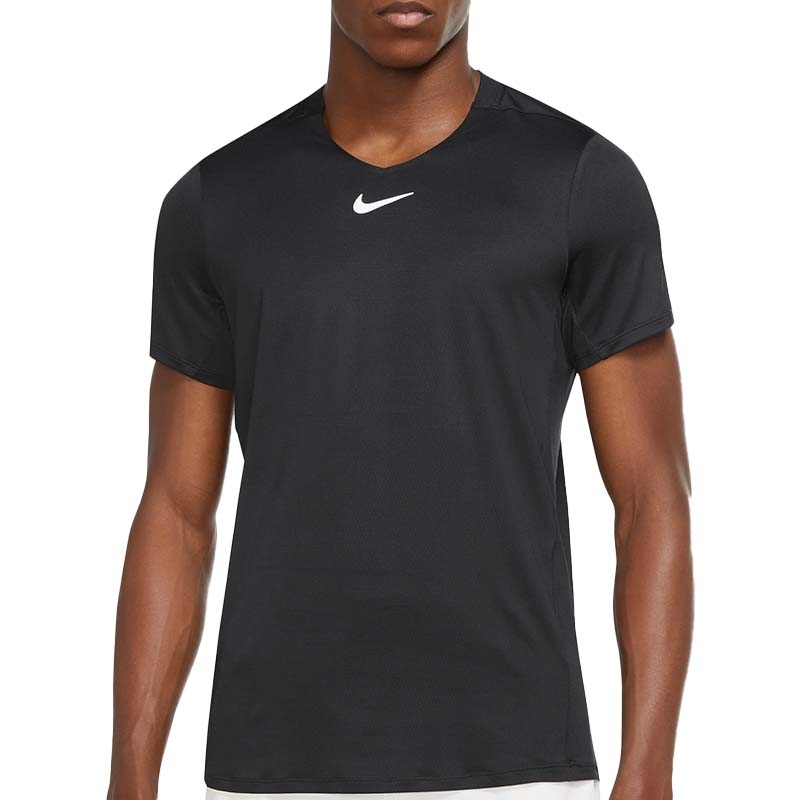 Nike Court Advantage Men's Tennis Top Black/white