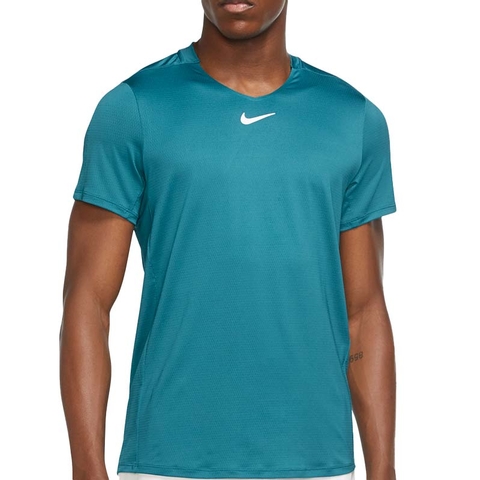 Men's Tennis Top Brightspruce/white