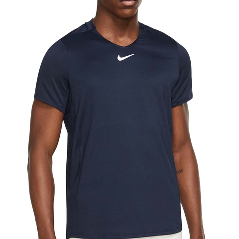 Deliberar Redundante Desgastar Nike Court Advantage Men's Tennis Top Obsidian/white