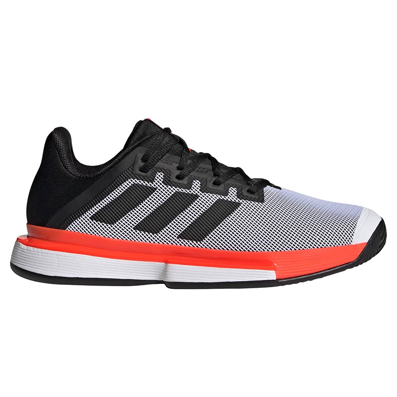 Adidas Solematch Bounce Men's Tennis Shoe Black/white/red