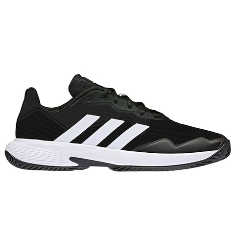 White and black deals adidas tennis shoes