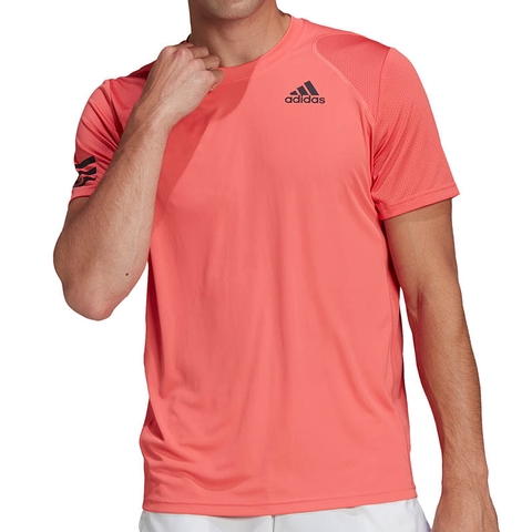 Afwijzen Waar feit Adidas Club 3 Stripes Men's Tennis Tee Semiturbo/black