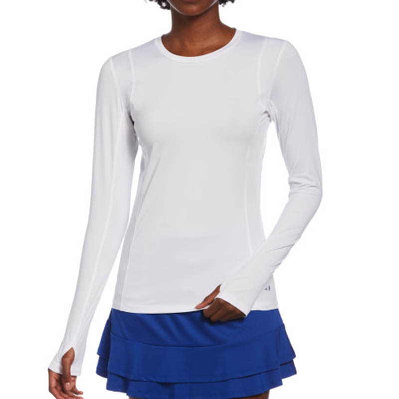 Grand Slam Fashion Long Sleeve Women's Tennis Top White