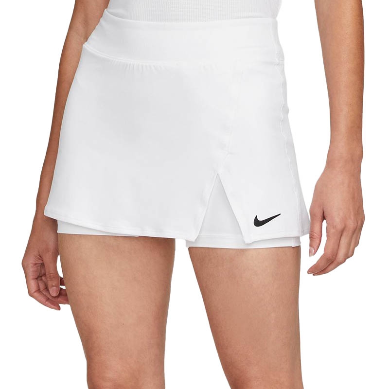 NIKE ☆ DRI-FIT テニス スコート プリーツ 白 黒 送関込 (Nike