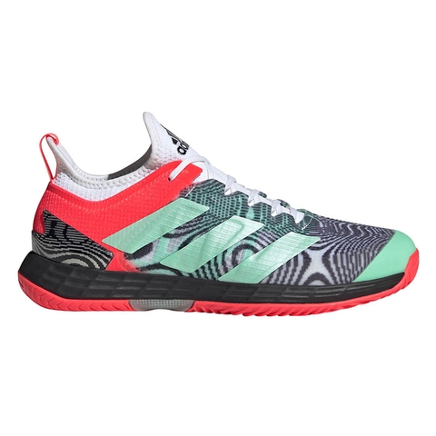 Uil Geslagen vrachtwagen gunstig Adidas adizero Ubersonic 4 Men's Tennis Shoe White/mint/red