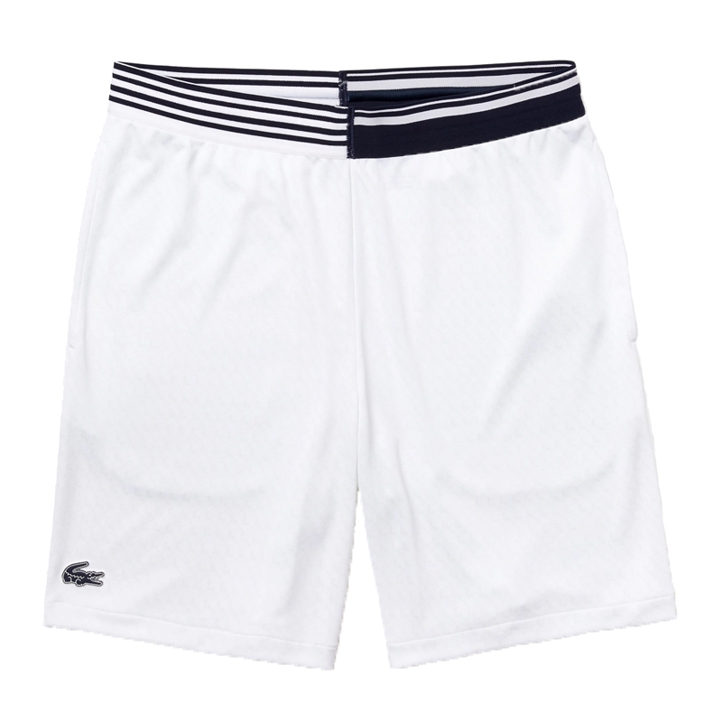 Lacoste Jacquard Men's Tennis Short White