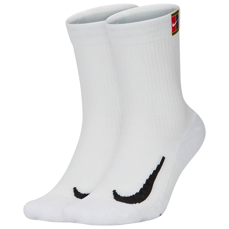 Nike Court Multiplier Max Crew Tennis Socks White/white