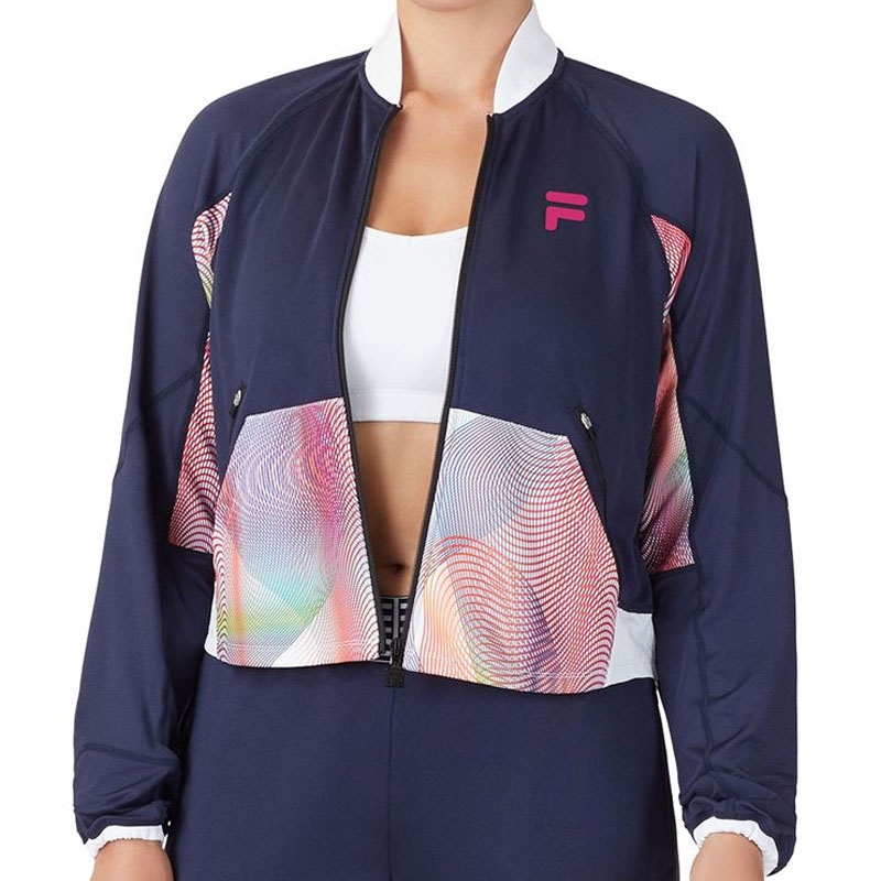 Fila Podium Full Zip Women's Tennis Jacket Navy/white