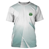  3as Striped Green Boys ' Tennis Tee