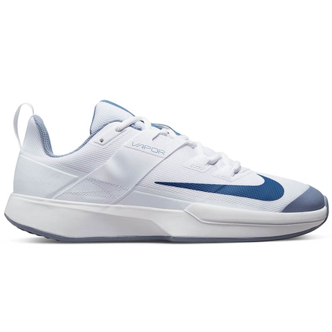un acreedor arrepentirse vitalidad Nike Vapor Lite Junior Tennis Shoe White/blue