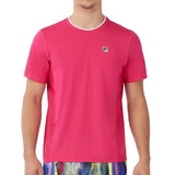  Fila Center Court Short Sleeve Men's Tennis Crew
