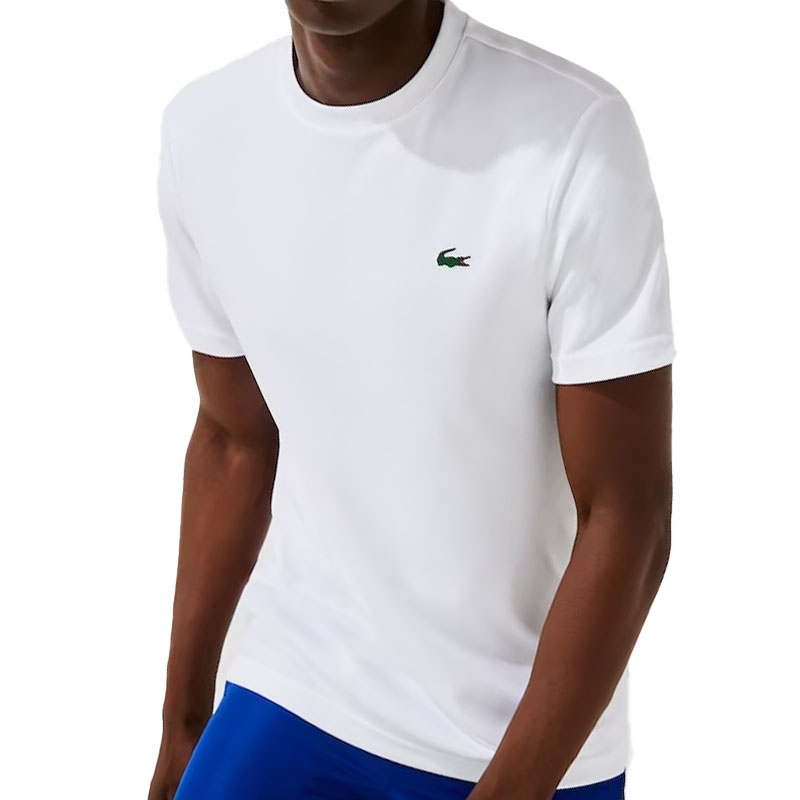 Penge gummi Motivere Politistation Lacoste Core Performance Men's Tennis Tee White