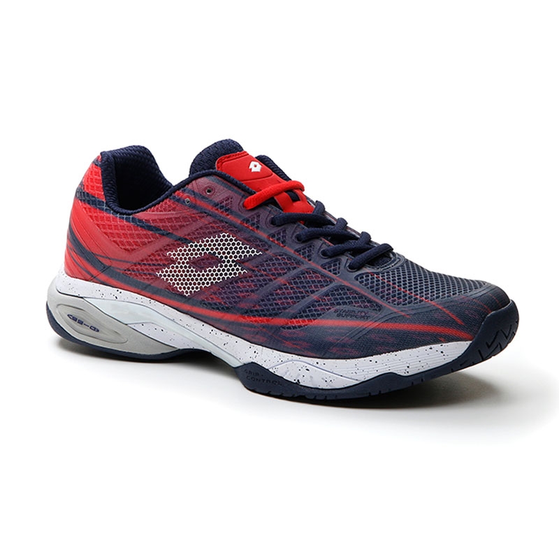 Lotto Mirage 300 II SPD Men's Tennis Shoe Navy/red