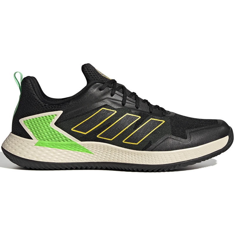 borde tuberculosis repentinamente Adidas Defiant Speed Clay Men's Tennis Shoe Black/yellow/green