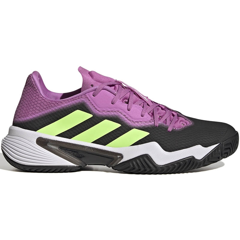 Adidas Barricade Men's Tennis Shoe Black/green/lilac