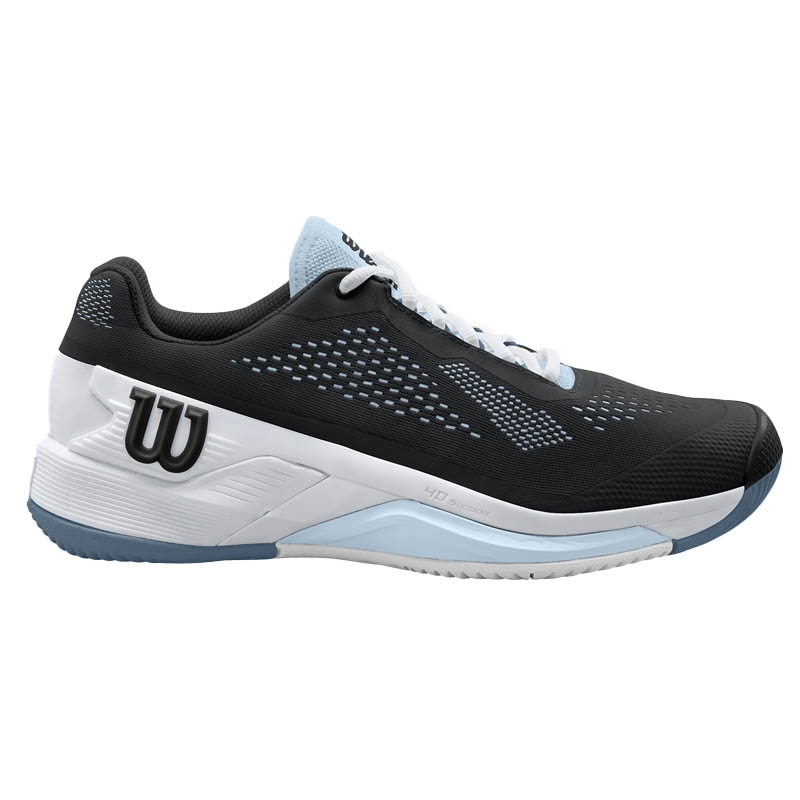 Wilson Rush Pro 4 Women's Tennis Shoe Black/white/blue